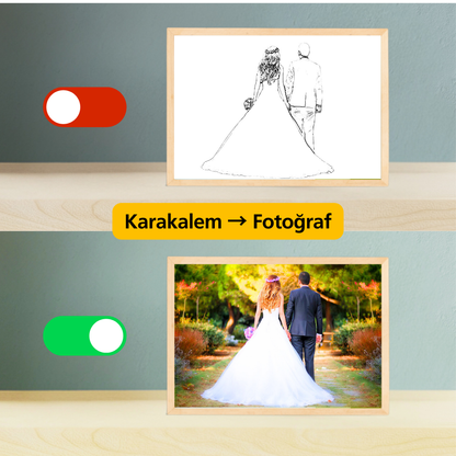 Işıkla Canlanan Tablo | Kişiye Özel Tasarım