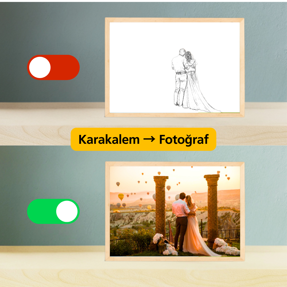 Işıkla Canlanan Tablo | Kişiye Özel Tasarım