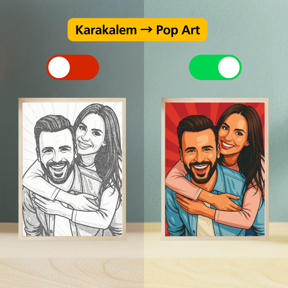 Işıkla Canlanan Tablo | Kişiye Özel Tasarım