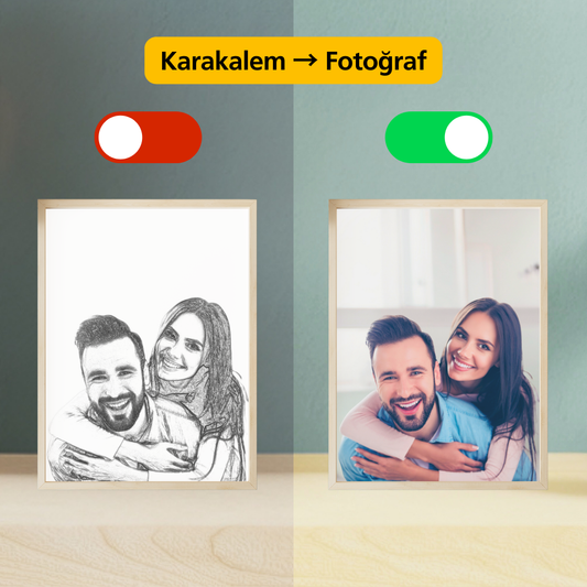 Işıkla Canlanan Tablo | Kişiye Özel Tasarım
