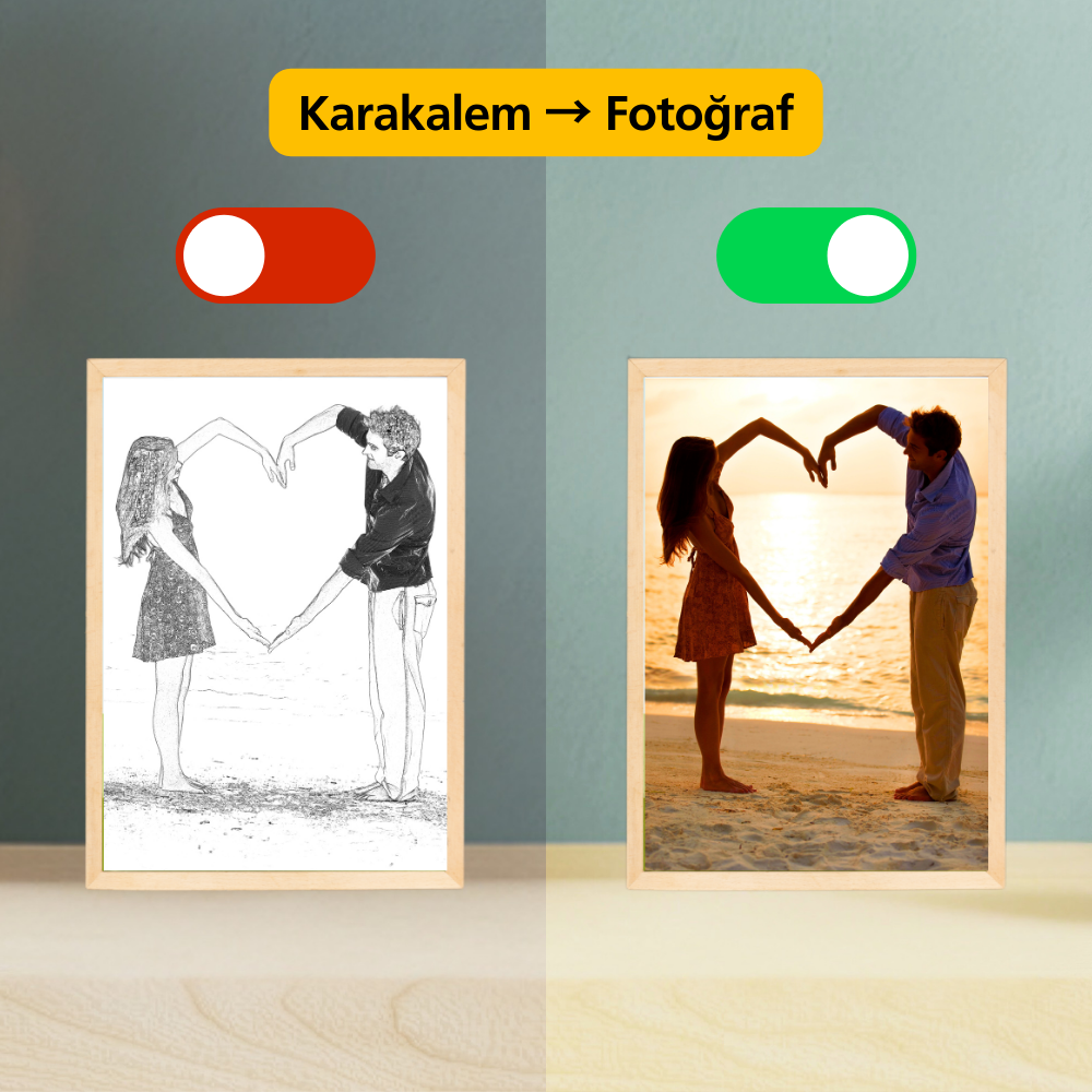 Işıkla Canlanan Tablo | Kişiye Özel Tasarım