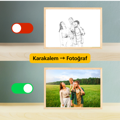 Işıkla Canlanan Tablo | Kişiye Özel Tasarım
